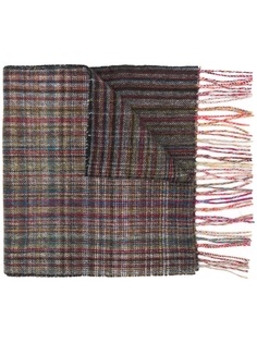 Paul Smith классический шарф с бахромой