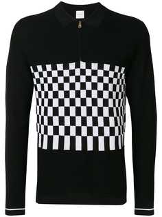 Paul Smith рубашка с контрастным принтом