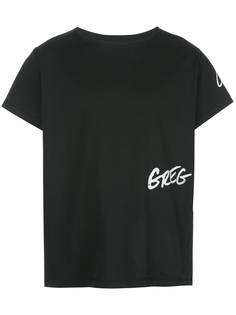 Greg Lauren футболка с логотипом