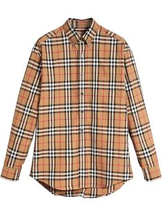 Burberry рубашка в клетку Vintage Check