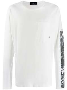 Stone Island Shadow Project топ оверсайз с принтом