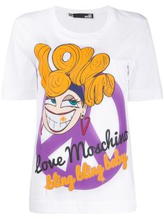 Love Moschino футболка с графичным принтом