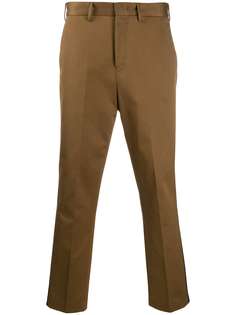 Pt01 строгие брюки с декором в виде пера