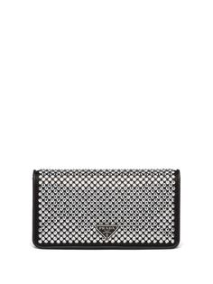 Prada кошелек на цепочке с кристаллами