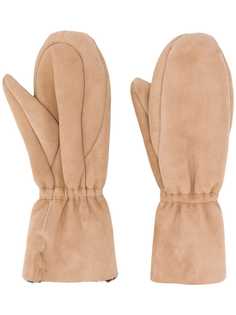 Yves Salomon elasticated mittens