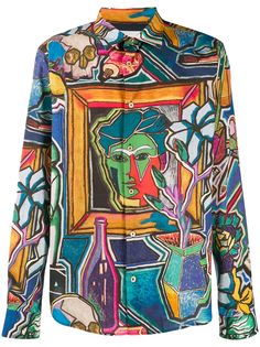 Paul Smith рубашка с принтом