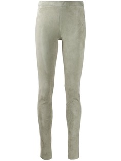 Arma leather skinny trousers