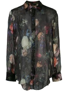 Adam Lippes floral print blouse