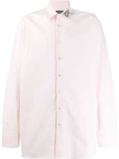 Raf Simons embroidered collar oversized shirt