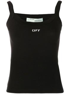 Off-White топ с U-образным вырезом