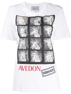 Versace футболка Donatella с принтом из коллаборации с Avedon