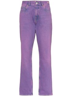 Martine Rose прямые джинсы средней посадки