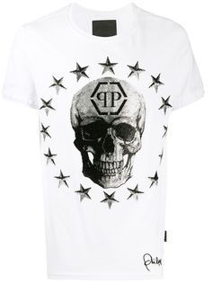 Philipp Plein футболка с принтом Skull