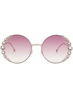 Fendi Eyewear солнцезащитные очки Ribbons & Crystals