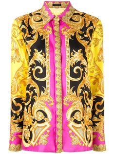 Versace Printed Silk Shirt