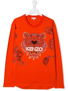 Kenzo Kids футболка с логотипом