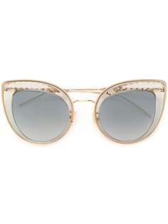 Boucheron Eyewear солнцезащитные очки в оправе "кошачий глаз"