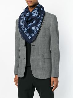 Alexander McQueen skull print scarf