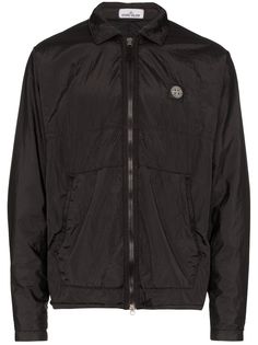 Stone Island двусторонняя куртка-рубашка на молнии