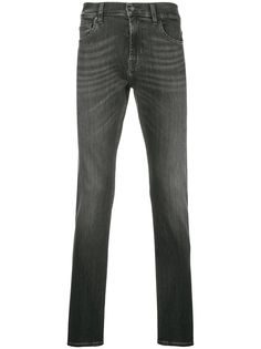 7 For All Mankind джинсы скинни Ronnie с выцветшим эффектом
