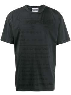 Moschino футболка Army Label с принтом