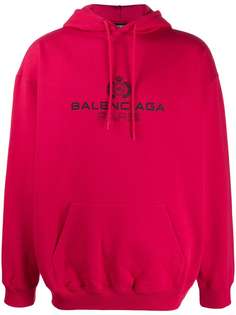 Balenciaga худи оверсайз с логотипом