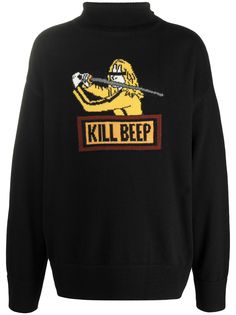 Ader Error свитер Kill Beep с воротником-воронкой