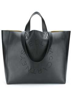 Stella McCartney сумка-тоут с перфорированным логотипом