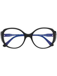 Tom Ford Eyewear очки в массивной круглой оправе