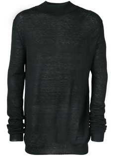 Ann Demeulemeester ribbed neck jumper