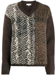 Pierre-Louis Mascia animal print knitted jumper