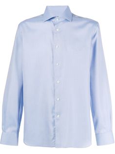 Corneliani рубашка с косым воротником