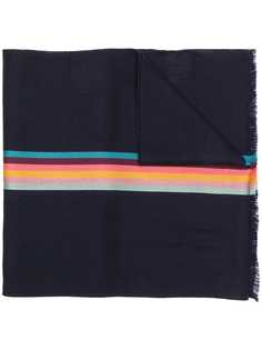 Paul Smith Artist Stripe band herringbone scarf