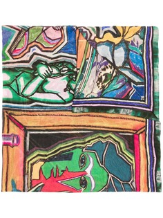 Paul Smith шарф с принтом Artist Studio