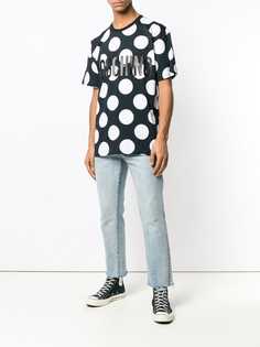 Moschino футболка в горох с логотипом