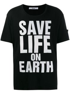 Katharine Hamnett London футболка с принтом Save Life on Earth