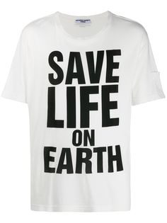 Katharine Hamnett London футболка с принтом Save Life on Earth