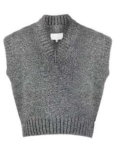 Maison Margiela укороченный свитер без рукавов