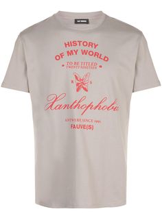 Raf Simons футболка с принтом Xanthophobic