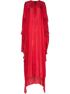 Ann Demeulemeester cut-out draped gown