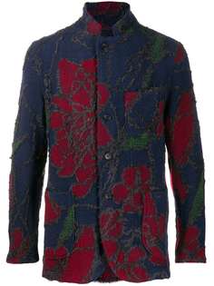 Engineered Garments фактурный пиджак с цветочным узором