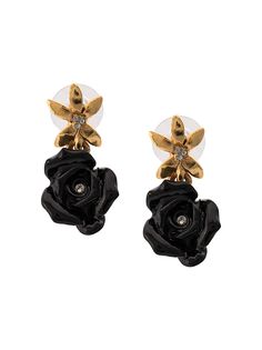 Oscar de la Renta декорированные серьги