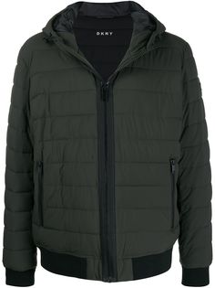 DKNY куртка на молнии с капюшоном