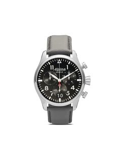 Alpina наручные часы Startimer Pilot Big Date Chronograph 44 мм