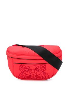 Kenzo поясная сумка с вышивкой Tiger