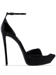 Saint Laurent босоножки Betty 140 на платформе
