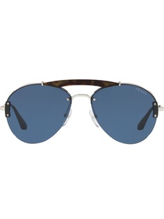 Prada Eyewear классические солнцезащитные очки-авиаторы