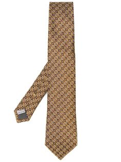 Canali галстук с принтом