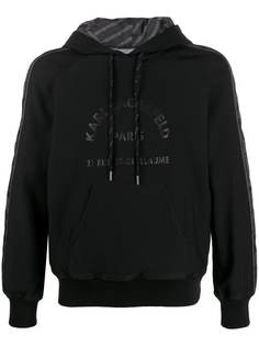 Karl Lagerfeld Address Logo Hoodie