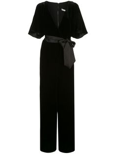 Alice+Olivia BREANNA WRPTOP JUMPSUIT W BELT